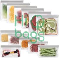 Reusable Extra Thick Freezer Leakproof Silicone Bags M